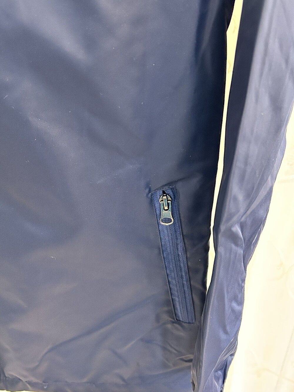 Vintage USAF Thunderbirds Air Show Windbreaker Track Jacket Blue Embroidered Med - Picture 8 of 10
